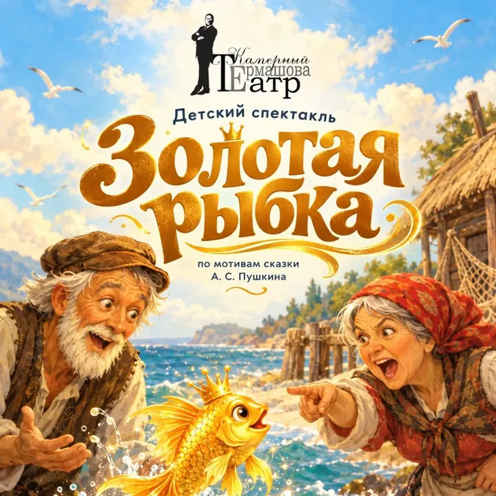 Детская сказка "Золотая рыбка"