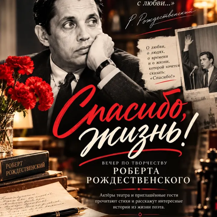 Спасибо, жизнь! Вечер творчества Роберта Рождественского
